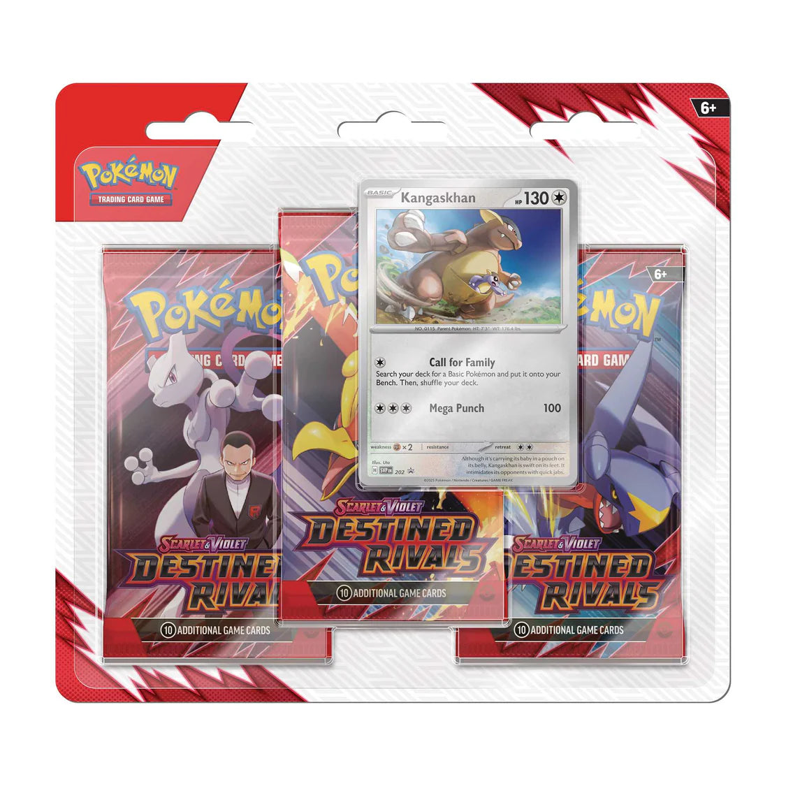 Pokémon TCG: Scarlet & Violet - Destined Rivals - 3-Pack Blister