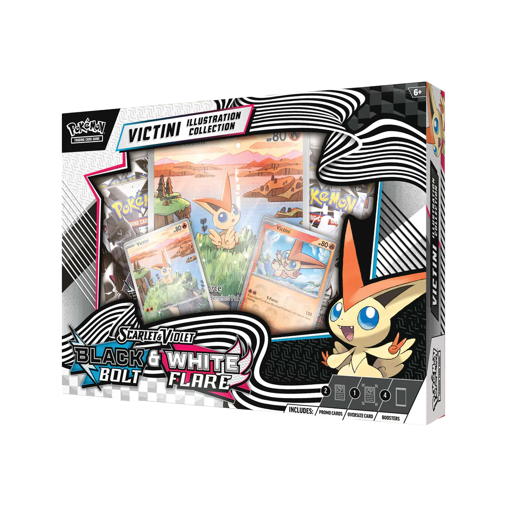 Pokémon TCG: Scarlet & Violet 10.5 - Black Bolt & White Flare Unova Victini Illustration Collection