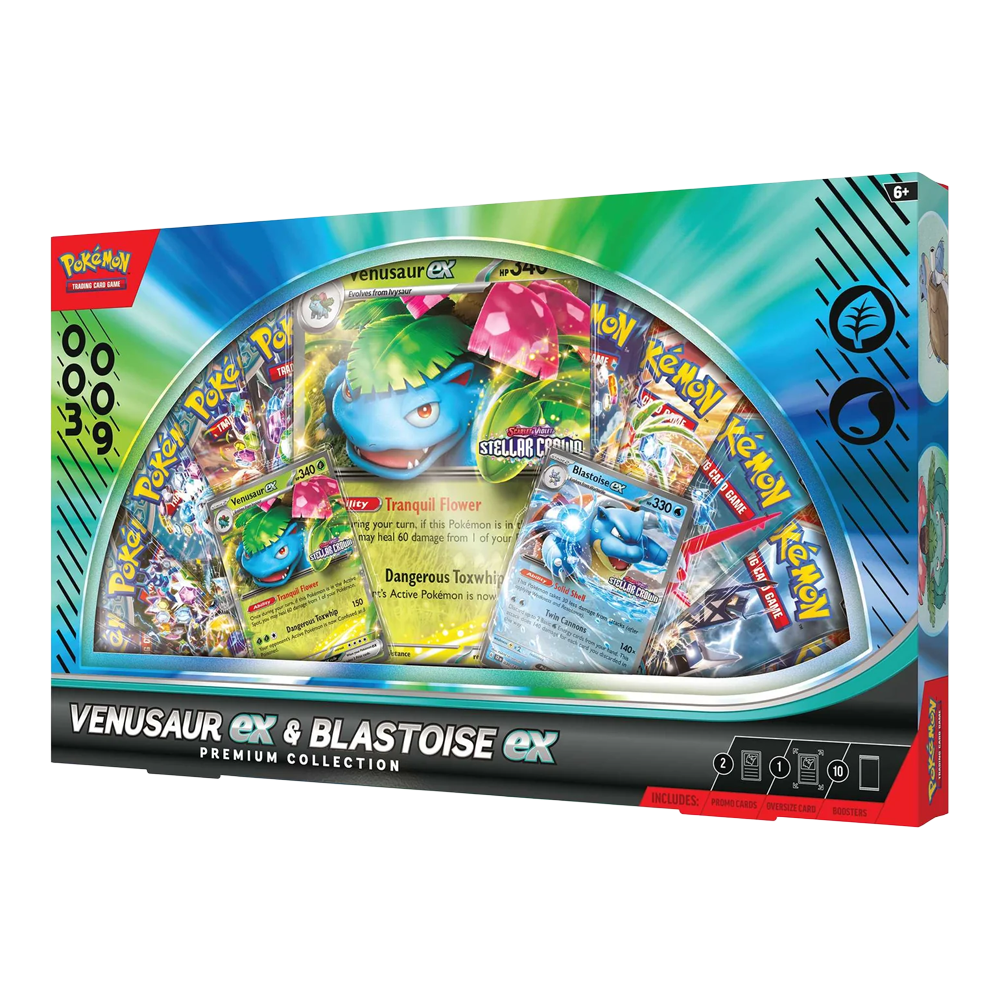 Pokémon TCG: Venusaur /Blastoise ex Premium Collection