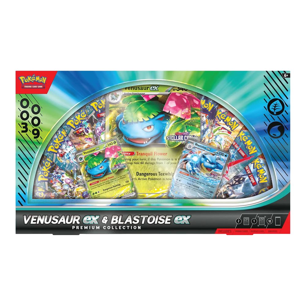 Pokémon TCG: Venusaur /Blastoise ex Premium Collection