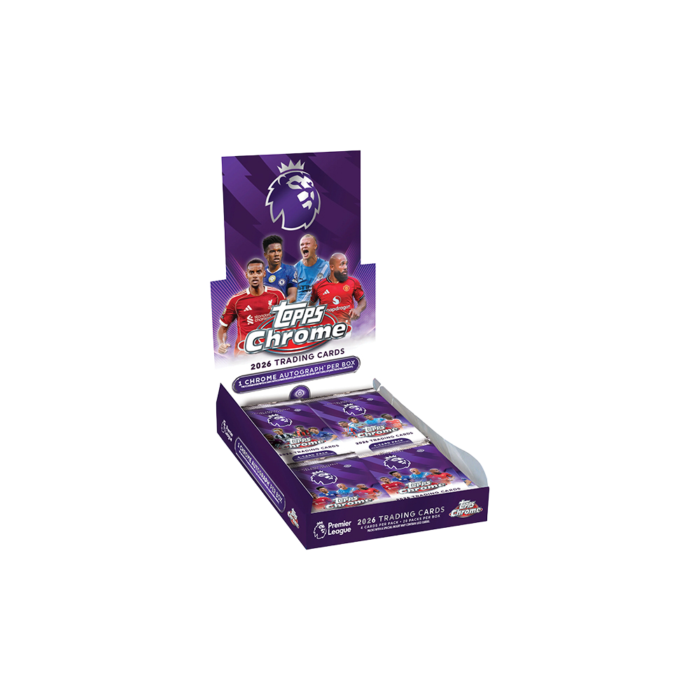 2026 Topps Chrome® Premier League Hobby Box – Parabox Games Ltd