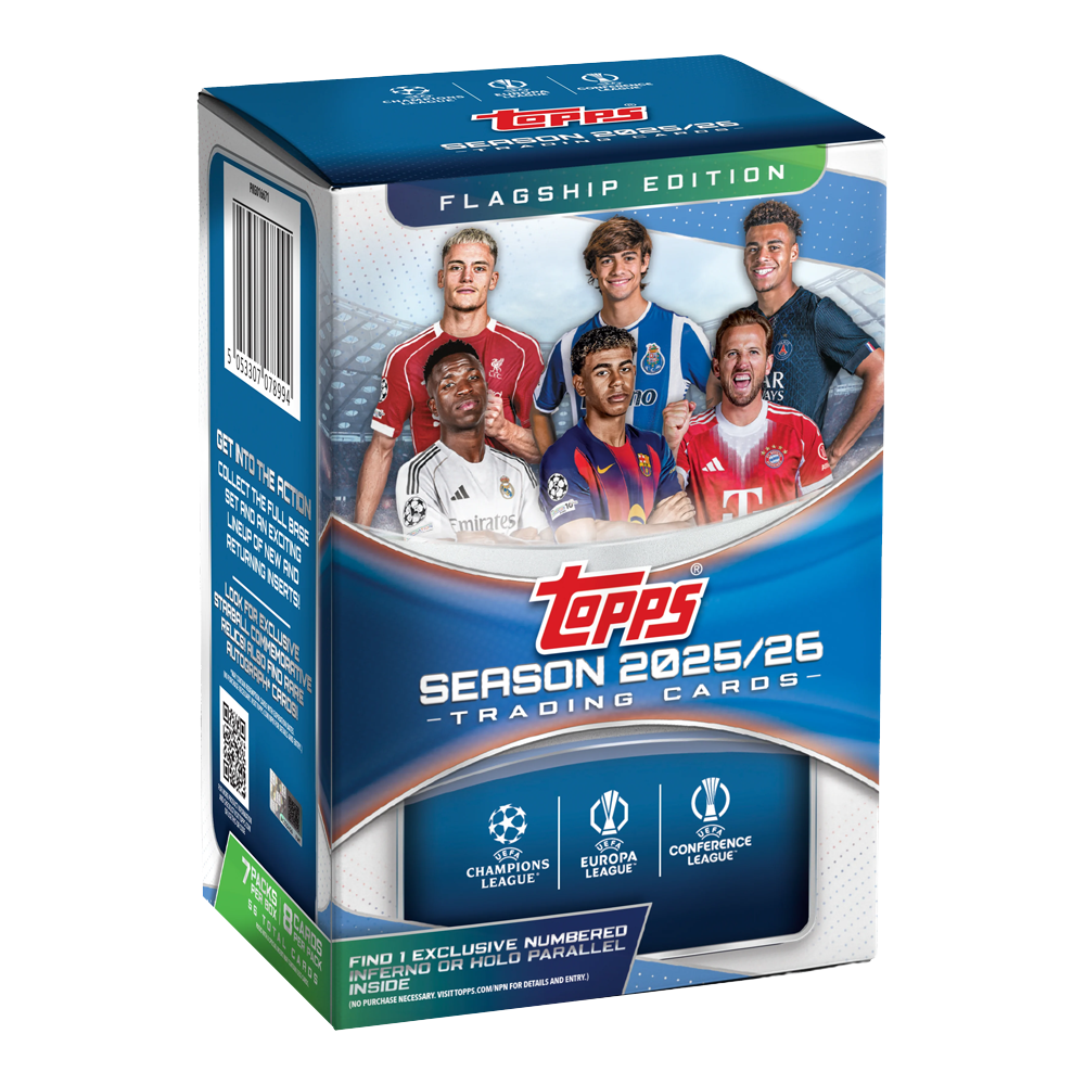 Topps UEFA Club Competitions Flagship 2025/26 Value Box