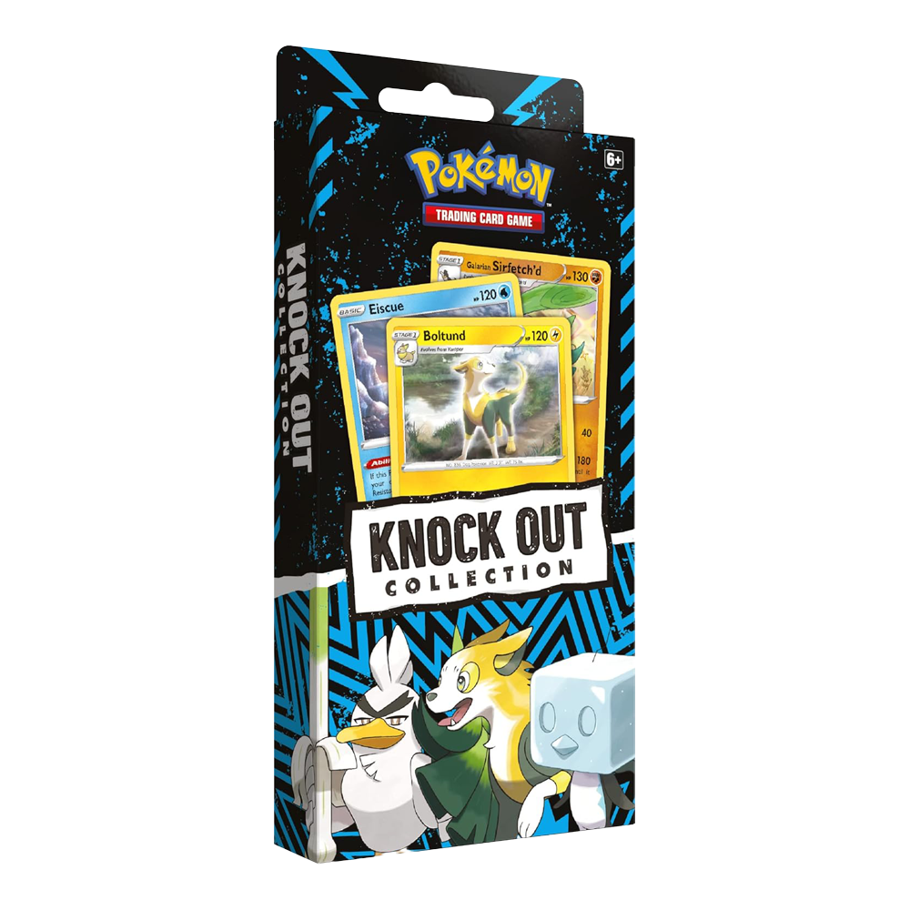 Pokémon TCG: Knockout Collection (Boltund, Miscue and Galarian Sirfetch'd and 2 Booster Packs)