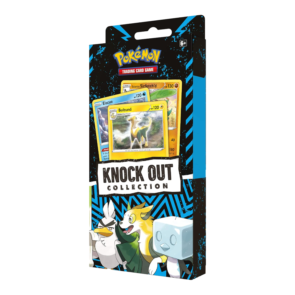 Pokémon TCG: Knockout Collection (Boltund, Miscue and Galarian Sirfetch'd and 2 Booster Packs)