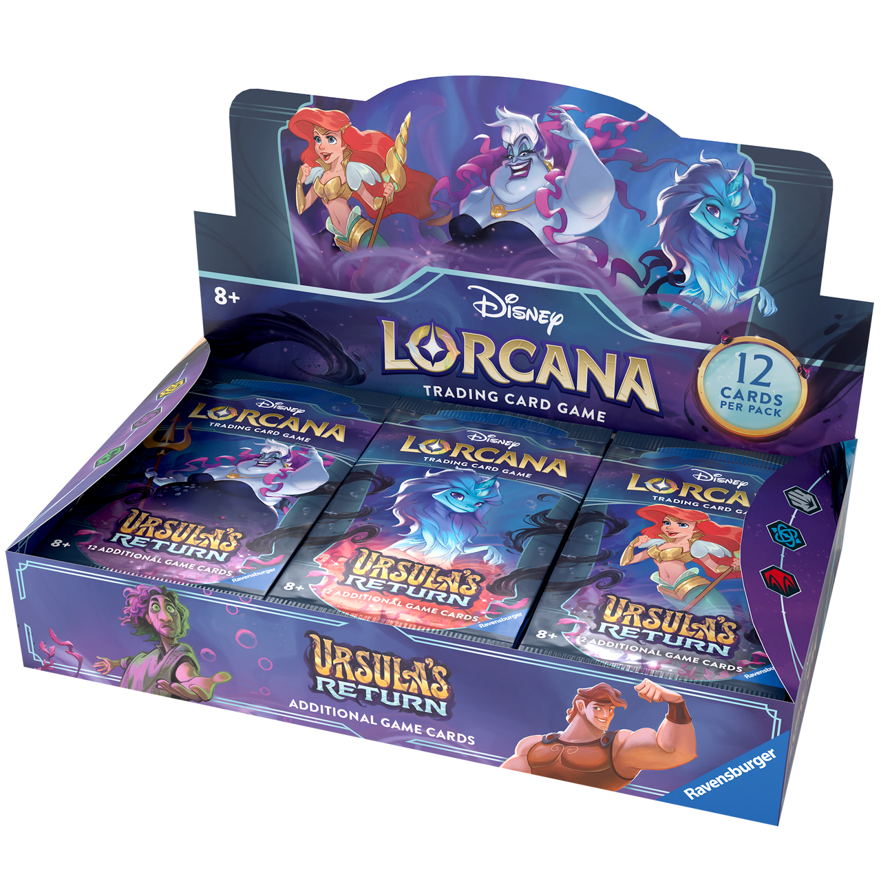 Disney Lorcana Trading Card Game - Booster Pack Display (24pc) - Ursula's Return