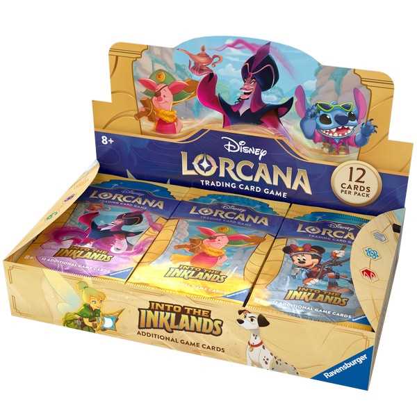 Disney Lorcana Trading Card Game - Booster Pack Display (24pc ) - Set 3 - Into The Inklands