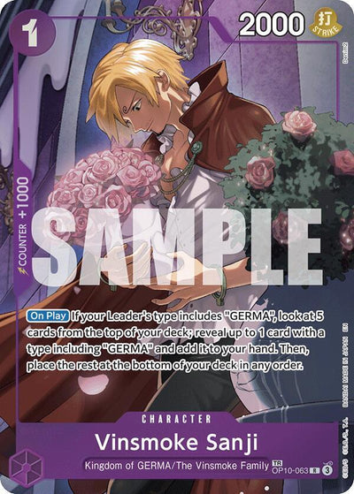 #OP10063 Vinsmoke Sanji