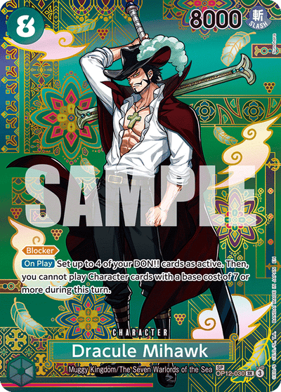 #OP12-030 Dracule Mihawk