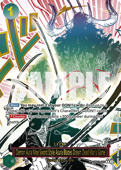 #037 Demon Aura Nine Sword Style Asura Blades Drawn Dead Man's Game