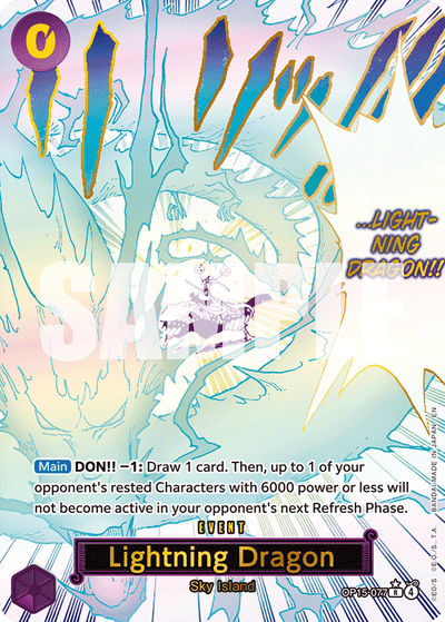 #OP15-077 Lightning Dragon