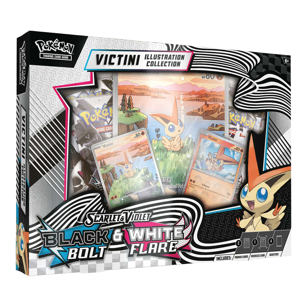 Pokémon TCG: Scarlet & Violet - Black Bolt & White Flare Unova Victini Illustration Collection
