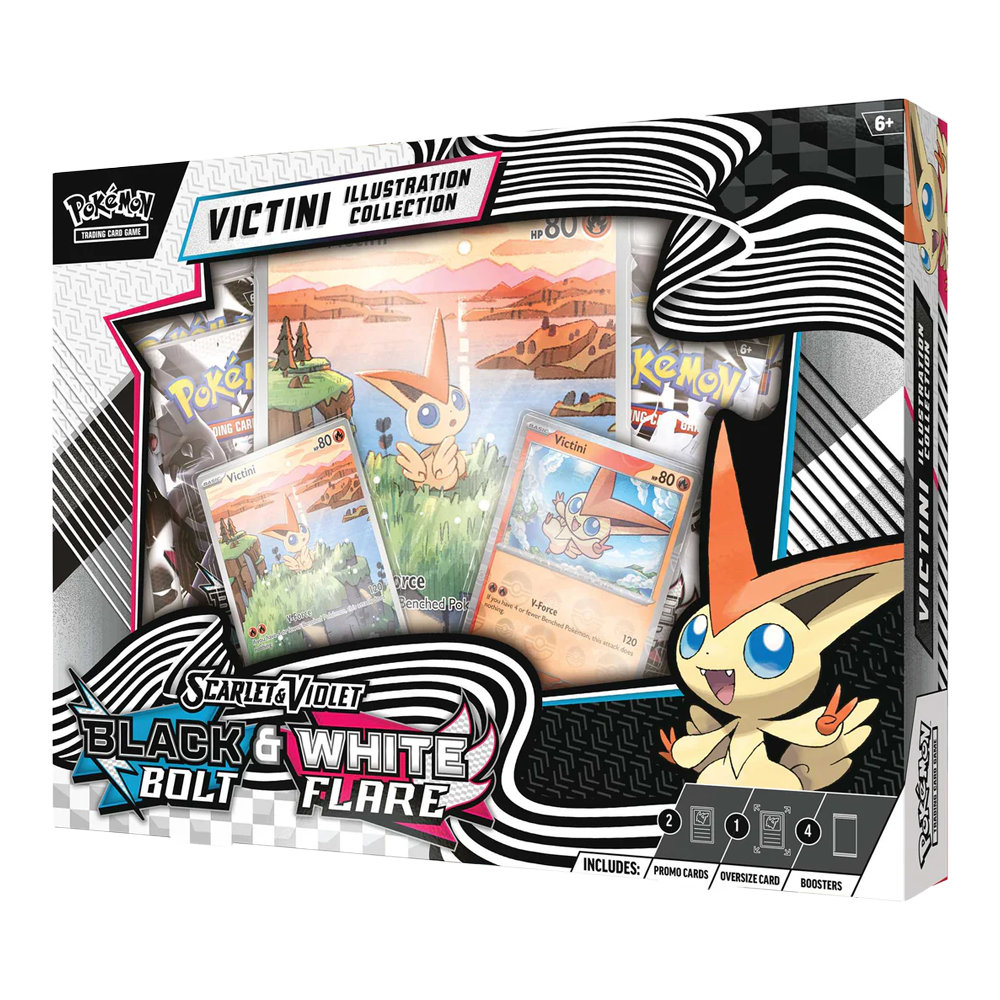 Pokémon TCG: Scarlet & Violet - Black Bolt & White Flare Unova Victini Illustration Collection