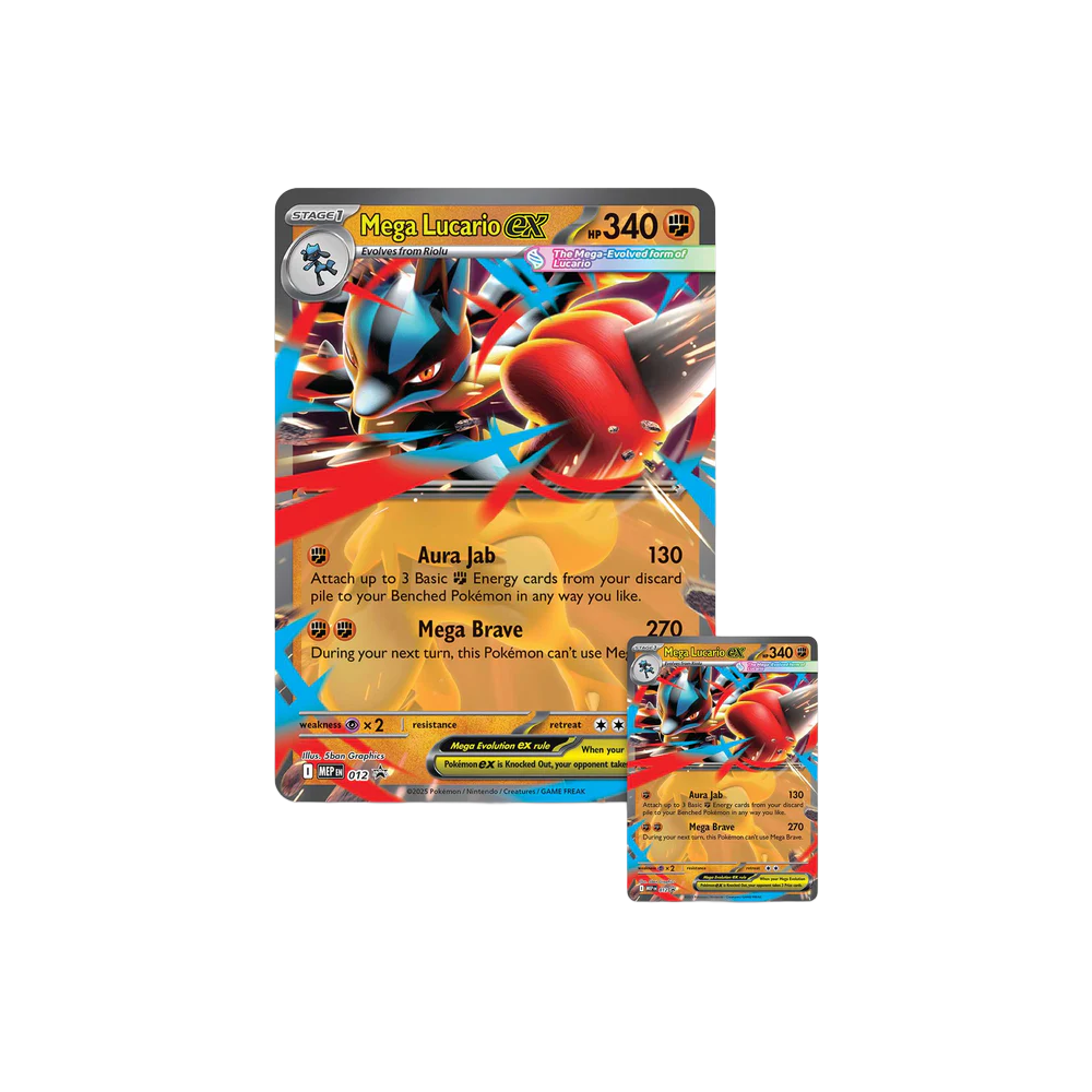 Pokémon TCG: Mega Lucario ex Figure Collection