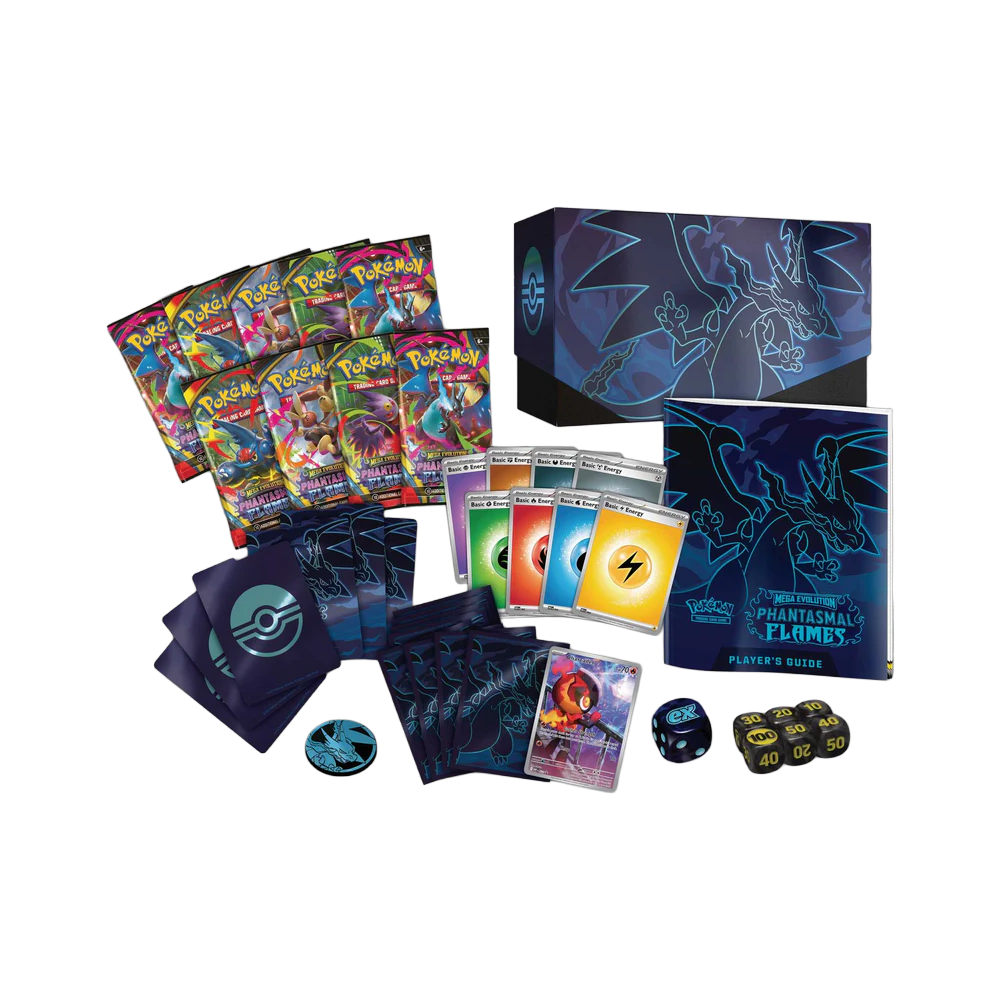 Pokémon TCG: Mega Evolution Phantasmal Flames - Elite Trainer Box