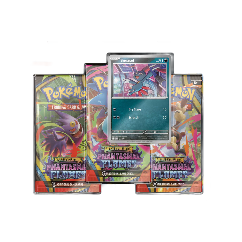 Pokémon TCG: Mega Evolution Phantasmal Flames - 3 Pack