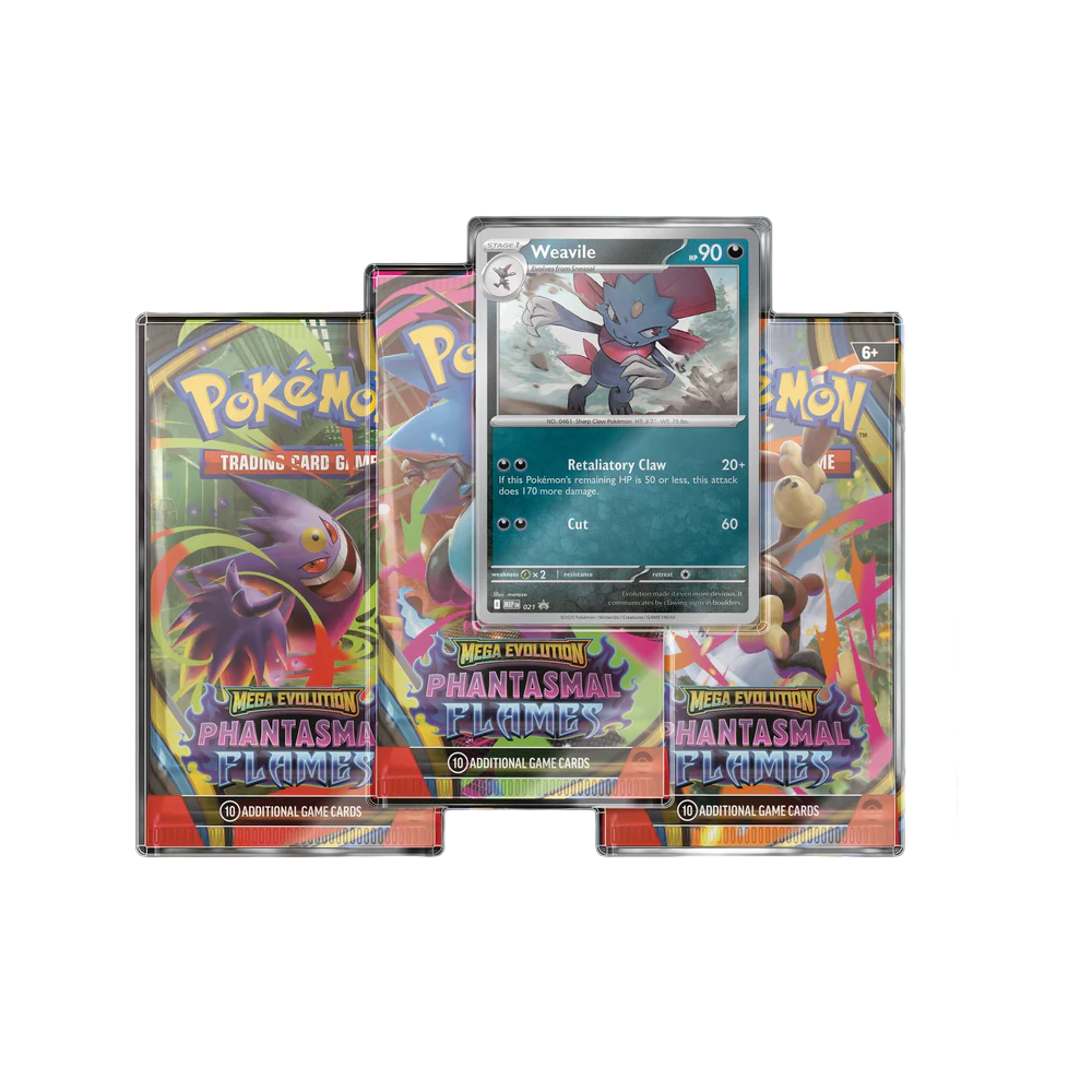 Pokémon TCG: Mega Evolution Phantasmal Flames - 3 Pack