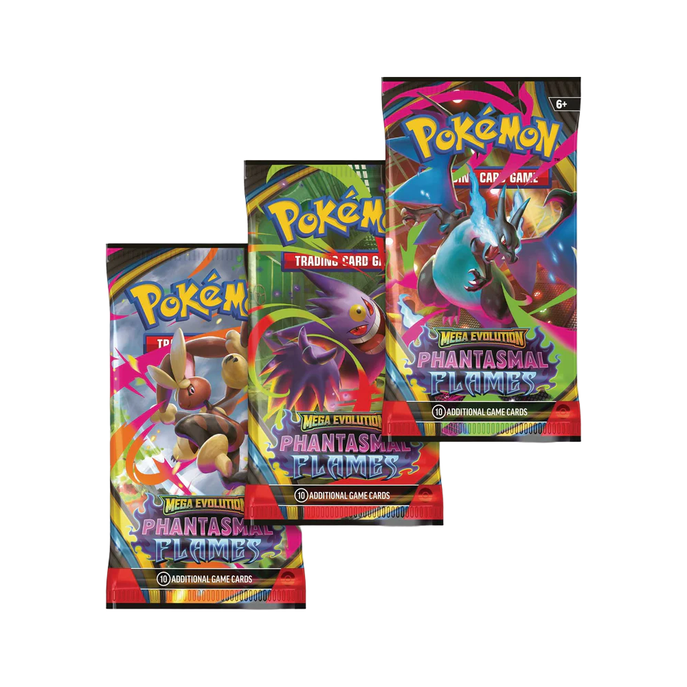 phantasmal flames booster box uk Pokémon TCG: Mega Evolution Phantasmal Flames