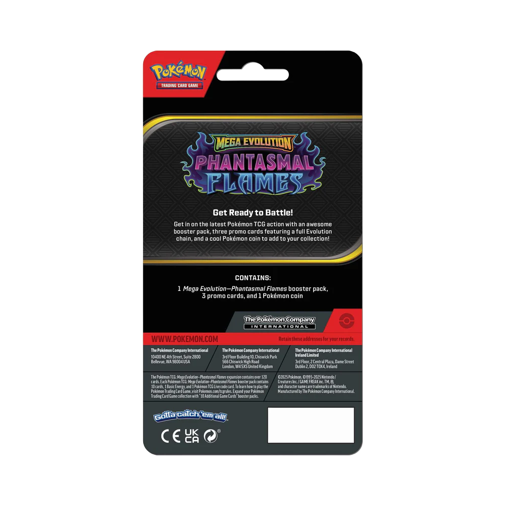 Pokmon TCG: Mega Evolution Phantasmal Flames - Premium Checklane  Parabox  Games Ltd