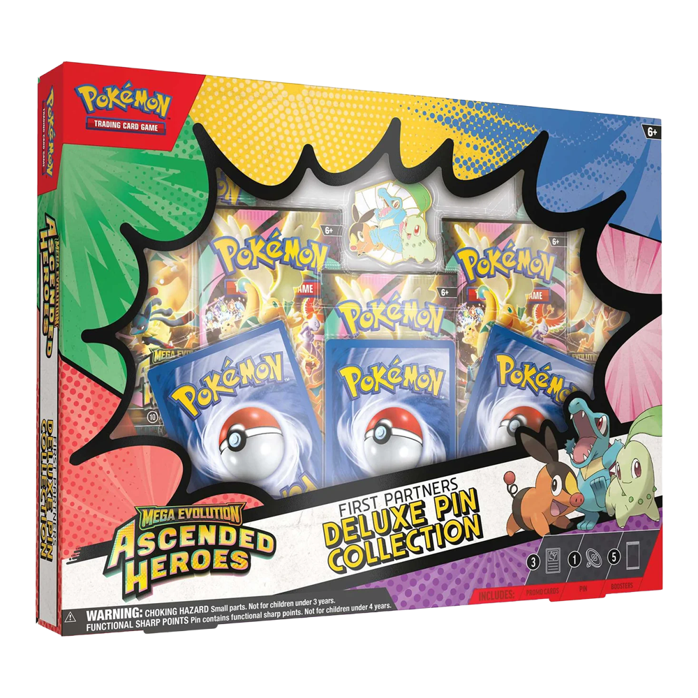 Pokémon TCG: Mega Evolution Ascended Heroes - First Partners Deluxe Pin Collection