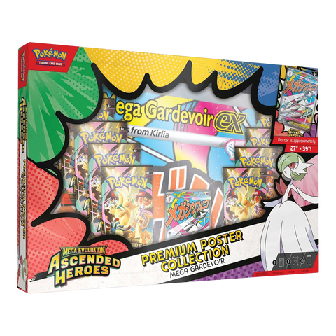 Pokémon TCG: Mega Evolution Ascended Heroes - Mega Gardevoir ex Premium Poster Collection