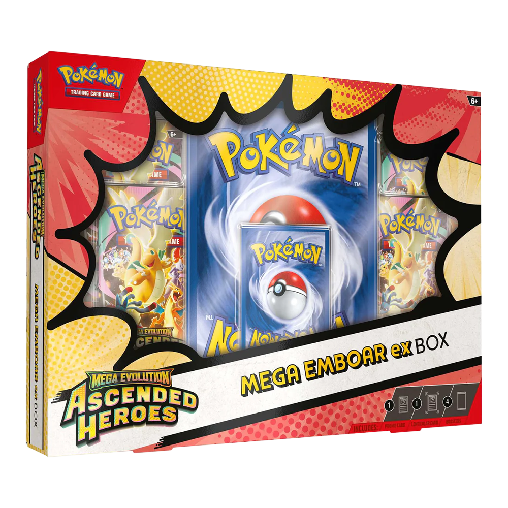 Pokémon TCG: Mega Evolution Ascended Heroes - Mega Emboar ex Box