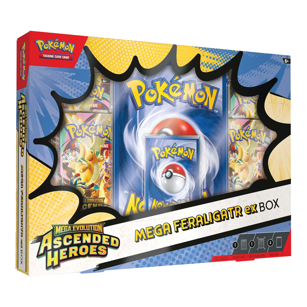 Pokémon TCG: Mega Evolution Ascended Heroes - Mega Feraligatr ex Box