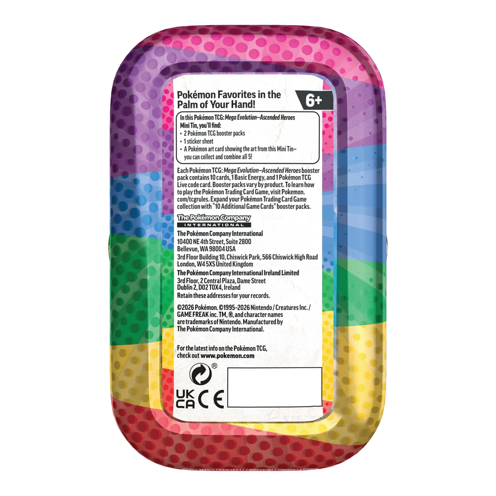 Pokémon TCG: Mega Evolution Ascended Heroes - Mini Tins