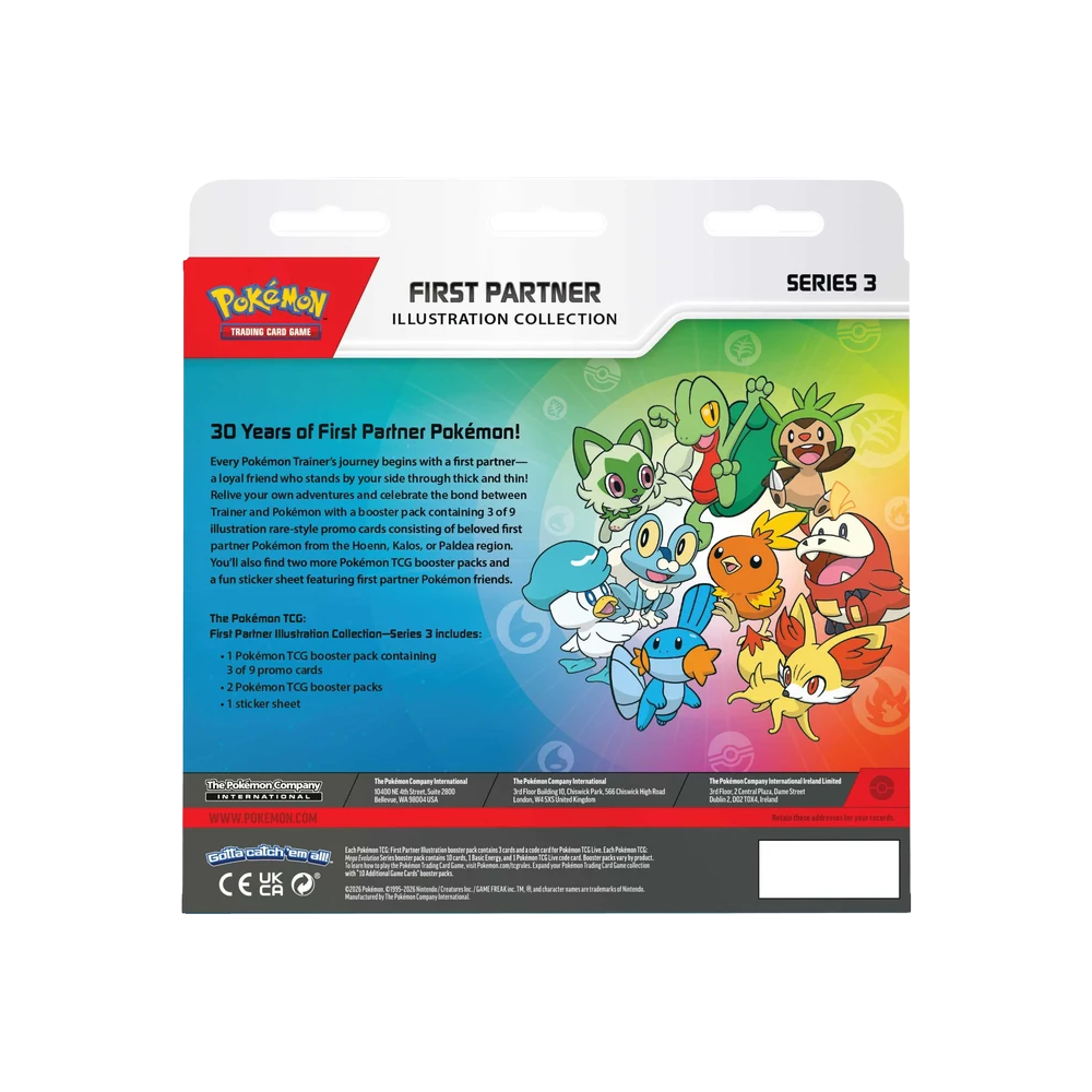Pokémon TCG: First Partner Illustration Collection - Series 3