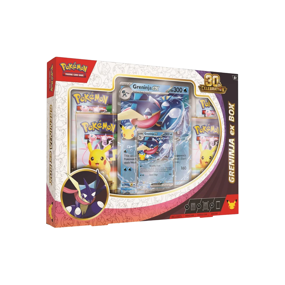 Pokémon TCG: ex Box - Greninja - 30th Celebration