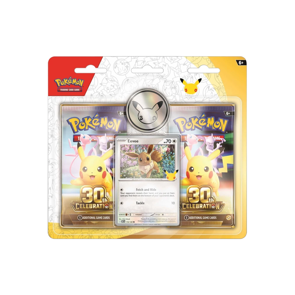 Pokémon TCG: 2 pack Blister - 30th Celebration