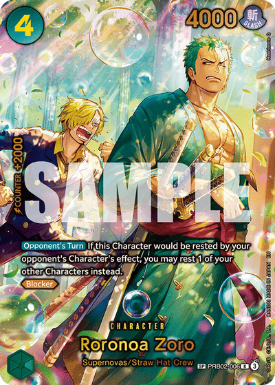 #PRB02-006 Roronoa Zoro