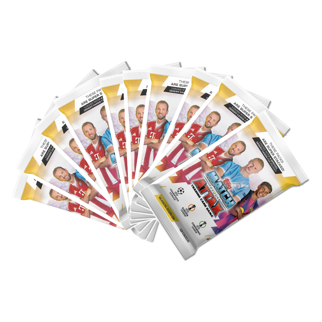 Match Attax 2025/26 Champions League Card Packet X10