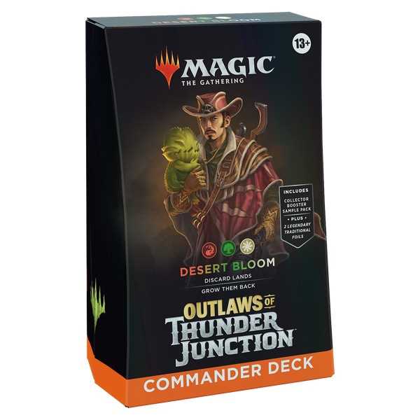 MTG: Outlaws of Thunder Junction Commander Deck Display (Desert Bloom)