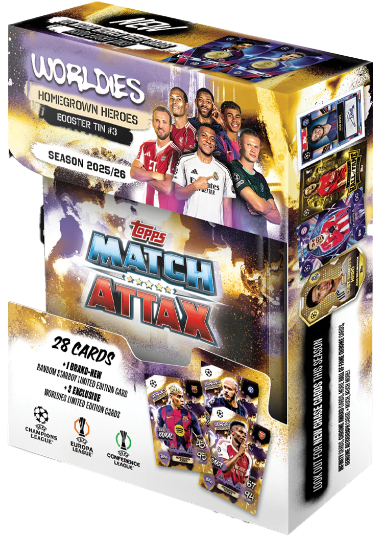 UCC Match Attax 2025/26 - Mini Tin - Homegrown Heroes
