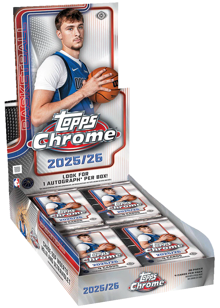 2025-26 Topps Chrome Basketball - Hobby Box