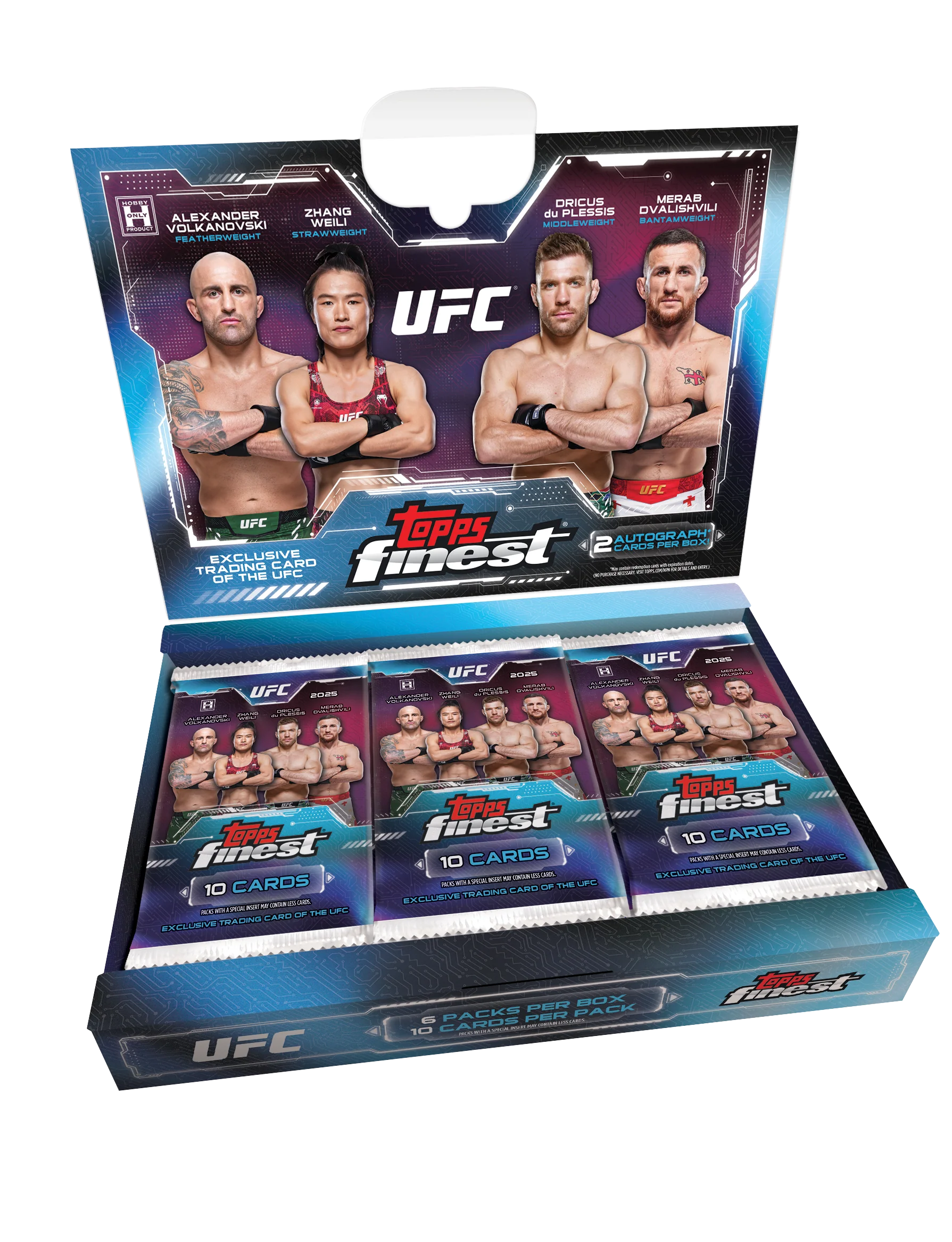 2025 Topps Finest UFC - Hobby Box
