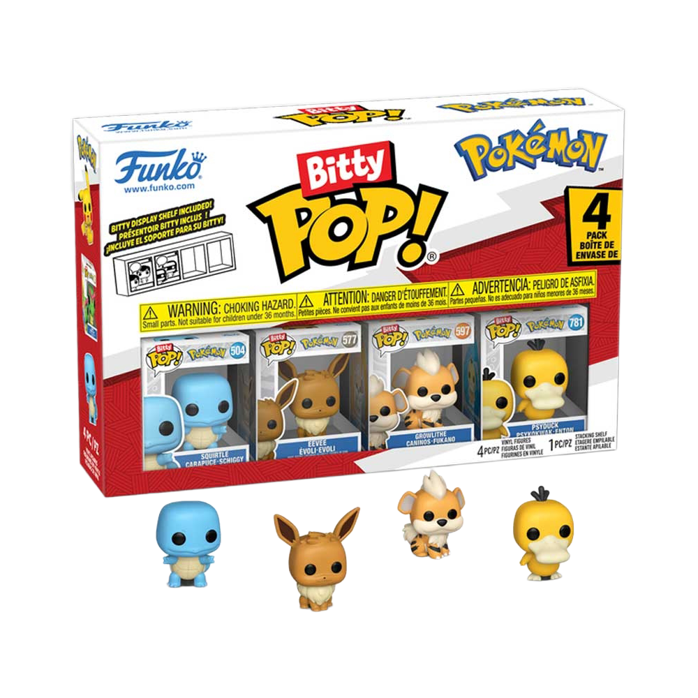 Funko Bitty Pop: Pokemon - Squirtle 4pk