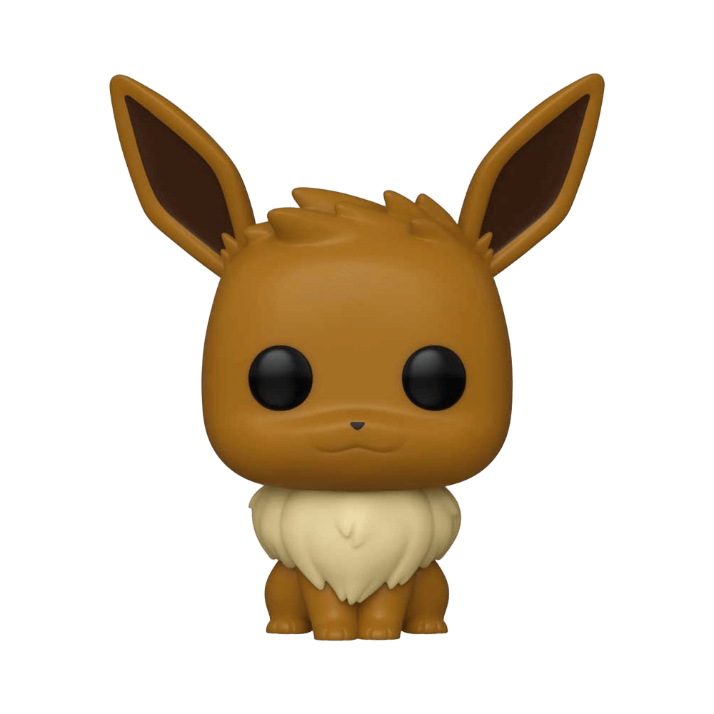 Funko Pop Games: Pokemon - Eevee Jumbo vinyl figure, 10-inch collectible, exclusive to add to Pokémon collection for fans and trainers.
