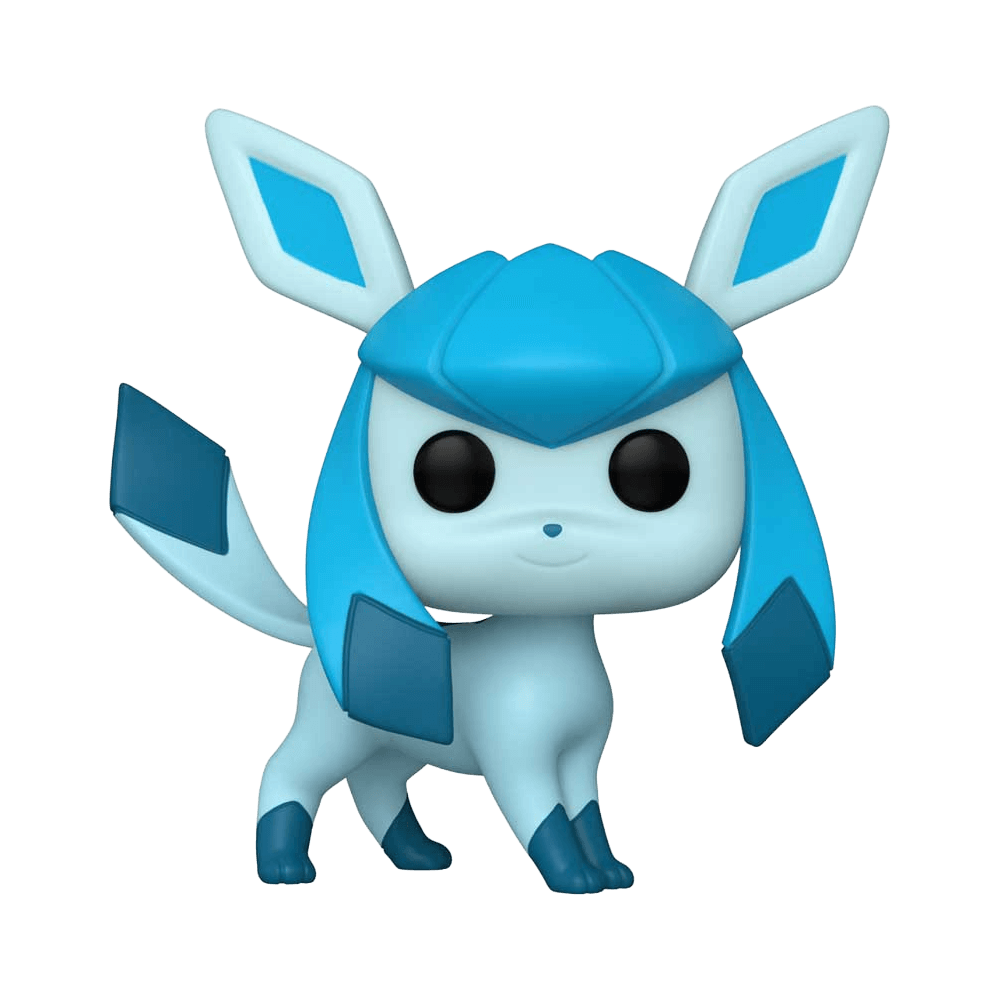 Funko Pop Games: Pokemon - Glaceon figure, collectible vinyl toy for Pokemon fans and trainers, featuring icy blue Glaceon character design