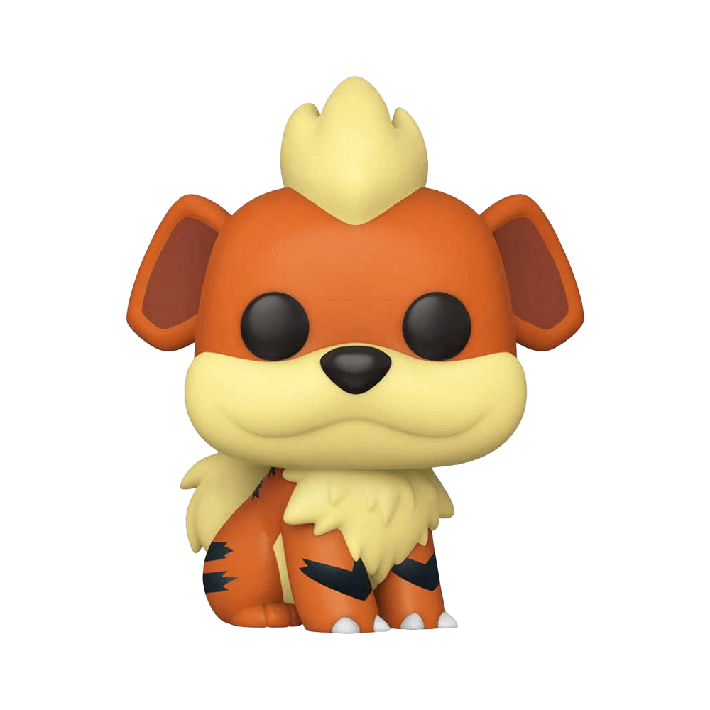 Funko Pop Games: Pokemon - Growlithe vinyl figure, 3.7 inches tall, collectible from the Pokémon series, ideal for trainers and fans.
