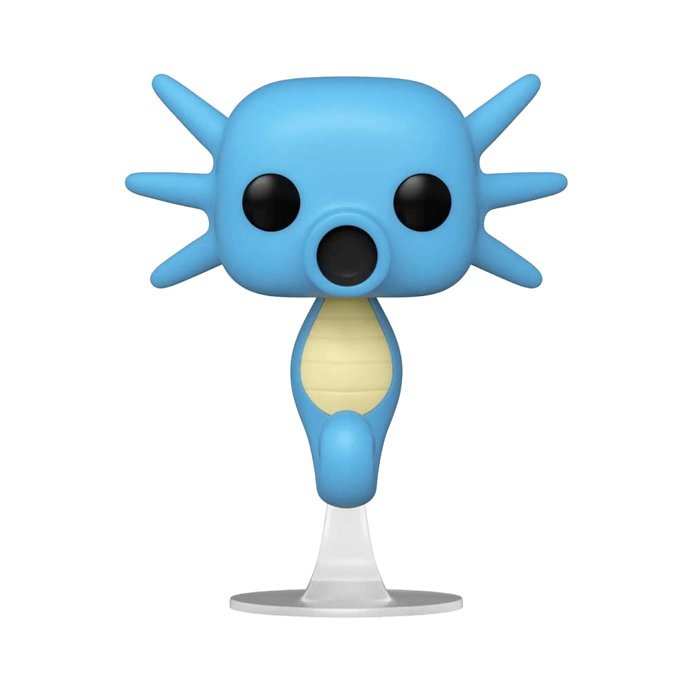 Funko Pop Games: Pokemon - Horsea vinyl figure, 4.3 inches tall, for collectors and trainers.