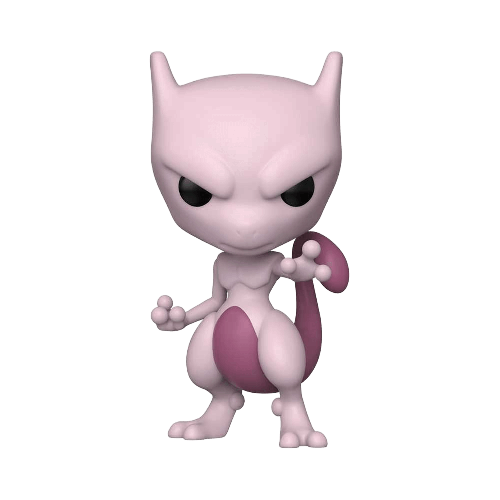 Funko Pop Games: Pokemon - Mewtwo vinyl figure, 5.15 inches tall, collectible toy for Pokémon fans.