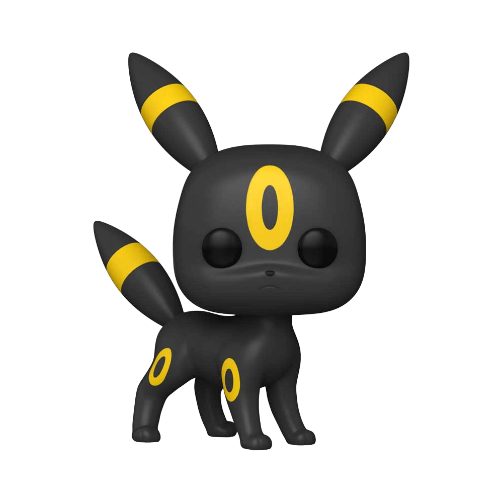 Funko Pop Games: Pokemon - Umbreon vinyl figure for collectors, featuring black and yellow design, approximately 10 cm tall.