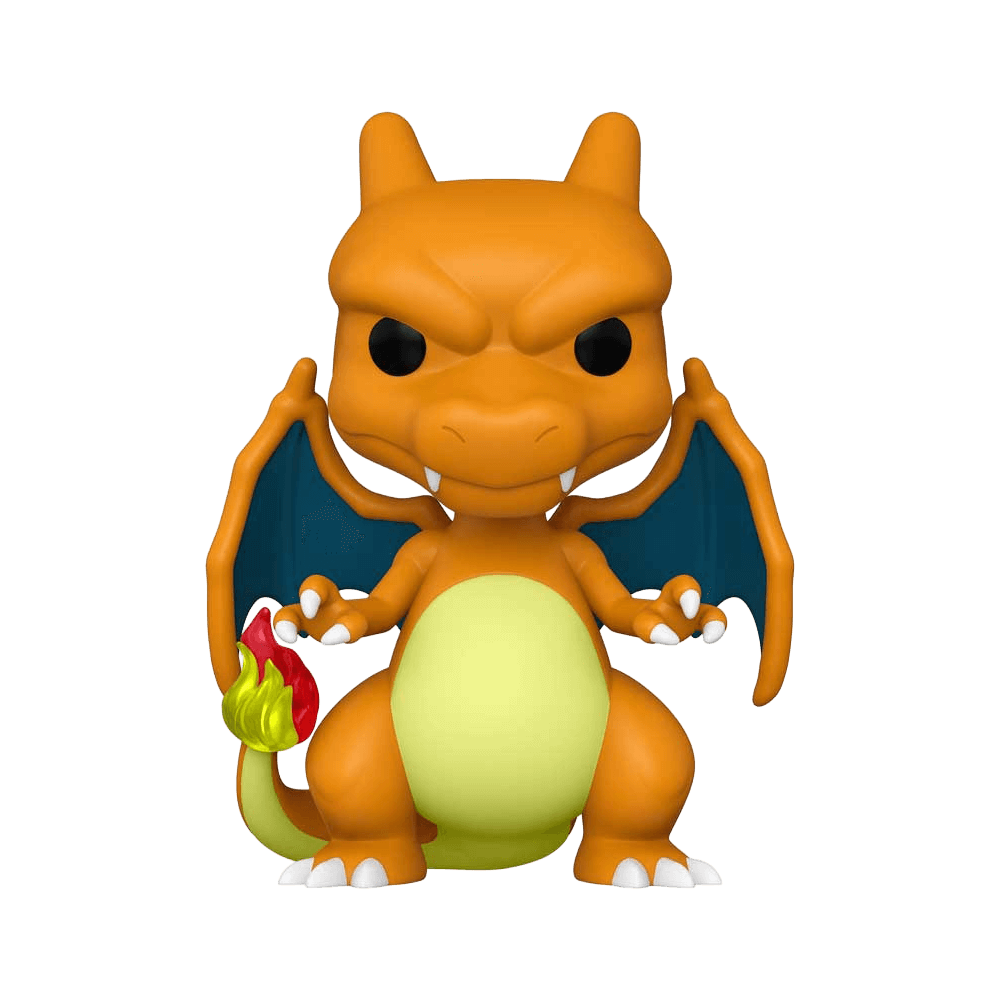 Funko Pop Jumbo: Pokemon - Charizard vinyl figure, 10.9-inch collectible, ideal for Pokémon fans and collectors, featuring iconic fiery design.