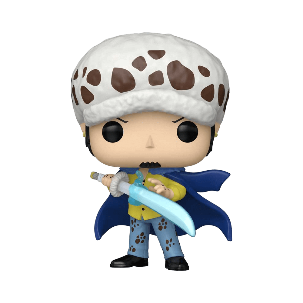 Funko Pop Animation: One Piece - Law with Anesthesia vinyl figure holding sword Kikoku