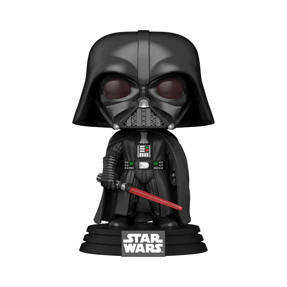 Funko Pop Star Wars: Darth Vader vinyl bobblehead figure, 4.45 inches tall, from Episode IV A New Hope collection.
