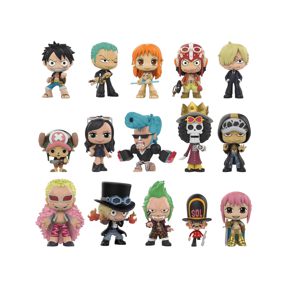 Funko Mystery Minis: One Piece - Ml Assorted figures featuring popular characters.