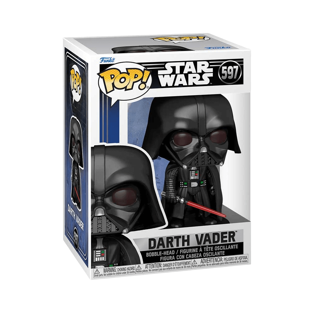 Funko Pop Star Wars: Darth Vader vinyl bobblehead figure in box