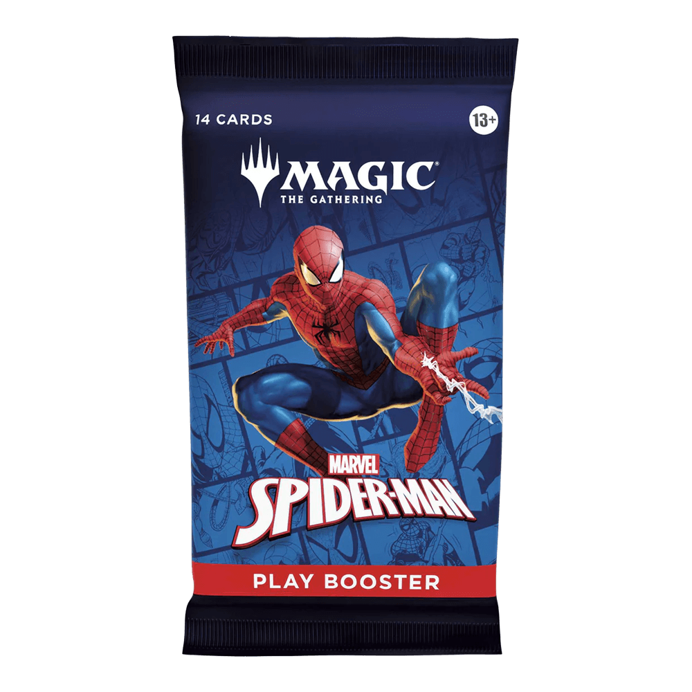 Magic: The Gathering: Marvel's Spider-Man Play Booster Box featuring Spider-Man art