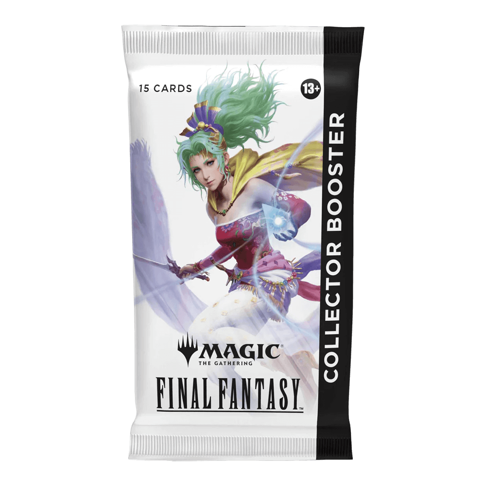Magic: The Gathering: Final Fantasy Collector Booster Pack featuring fantasy artwork.